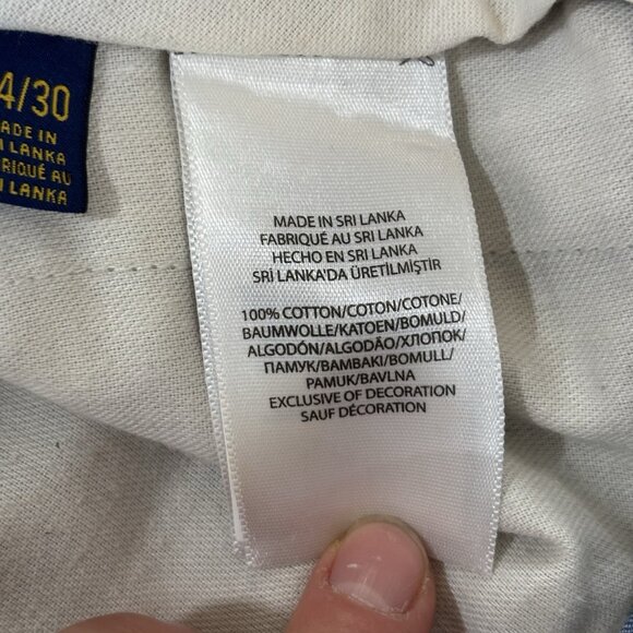 Ralph Lauren Polo Chino Classic Cotton Camo Camouflage Pants 34/25 Military Army - Picture 15 of 16